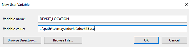 environment variable